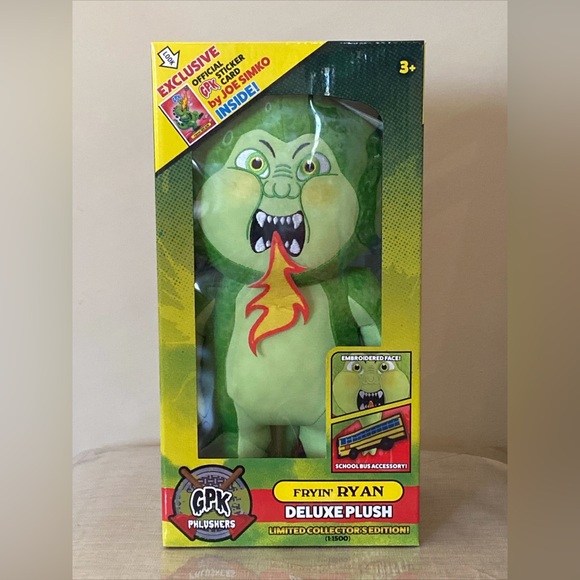 Garbage Pail Kids Deluxe 12” Plush- Limited Collector’s Edition- Fryin’ Ryan - Picture 1 of 10